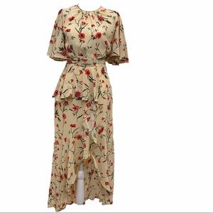 Michael Kors Collection Ruffled Silk Dress